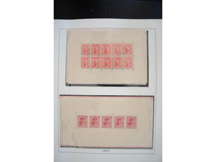 1852/1976, postfrische und ungebrauchte Sammlung mit u.a. Mi.-Nr. 1 (2), 2 (3), 7, 8, 10, 11, 72 KLB, 121 KLB, 266-80 (ohne 2