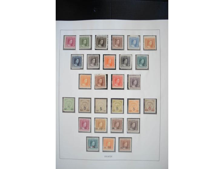 1852/1976, postfrische und ungebrauchte Sammlung mit u.a. Mi.-Nr. 1 (2), 2 (3), 7, 8, 10, 11, 72 KLB, 121 KLB, 266-80 (ohne 2