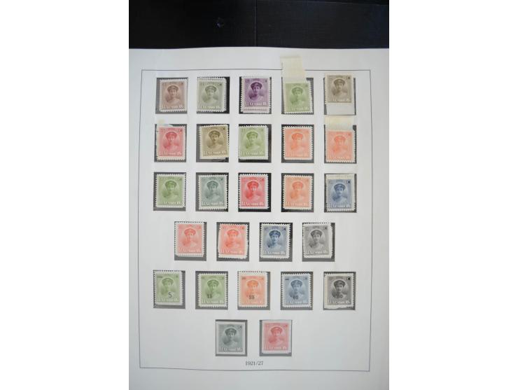 1852/1976, postfrische und ungebrauchte Sammlung mit u.a. Mi.-Nr. 1 (2), 2 (3), 7, 8, 10, 11, 72 KLB, 121 KLB, 266-80 (ohne 2