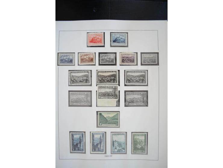 1852/1976, postfrische und ungebrauchte Sammlung mit u.a. Mi.-Nr. 1 (2), 2 (3), 7, 8, 10, 11, 72 KLB, 121 KLB, 266-80 (ohne 2