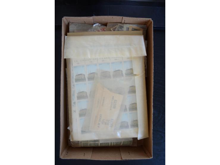 1852/1963 (ca.), postfrischer, ungebrauchter und gestempelter Bestand mit u.a. Mi.-Nr. 1 (19), 2 (16) sowie 2c mit rotem Stem