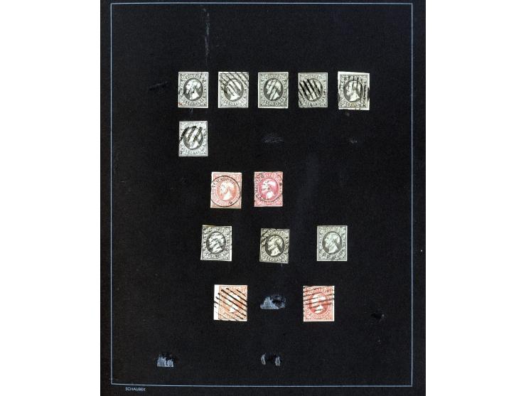 1852/1944, anfangs gestempelte, ab 1882 meist ungebrauchte und teils postfrische Sammlung mit u.a. Mi.-Nr. 1 (13), 2 (5), 59A