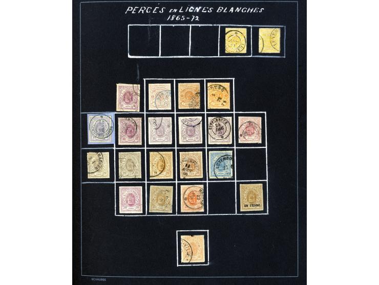 1852/1944, anfangs gestempelte, ab 1882 meist ungebrauchte und teils postfrische Sammlung mit u.a. Mi.-Nr. 1 (13), 2 (5), 59A