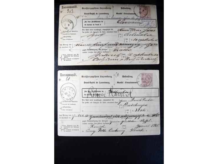 1875/1920(ca.), rund 75 Ganzsachen, dabei frühe Karten mit Zufeankaturen, Relaistempel, etc.