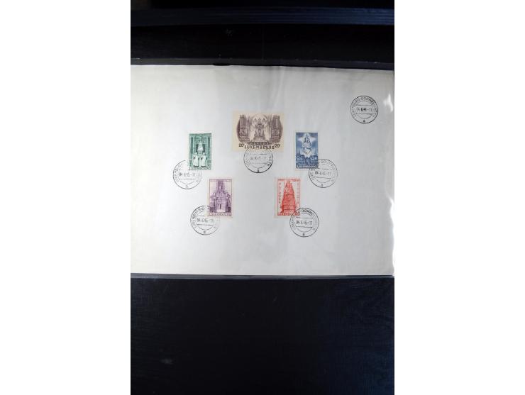 1932/70 (ca.), kleine Partie Briefe und Karten, dabei bessere Caritas-Frankaturen und FDC