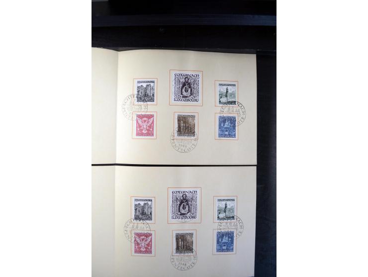 1932/70 (ca.), kleine Partie Briefe und Karten, dabei bessere Caritas-Frankaturen und FDC