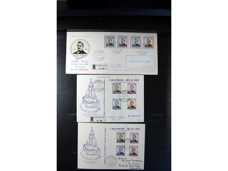 1932/70 (ca.), kleine Partie Briefe und Karten, dabei bessere Caritas-Frankaturen und FDC