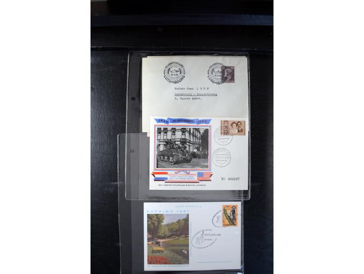 1932/70 (ca.), kleine Partie Briefe und Karten, dabei bessere Caritas-Frankaturen und FDC