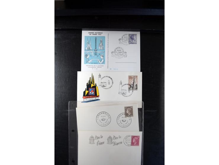 1932/70 (ca.), kleine Partie Briefe und Karten, dabei bessere Caritas-Frankaturen und FDC