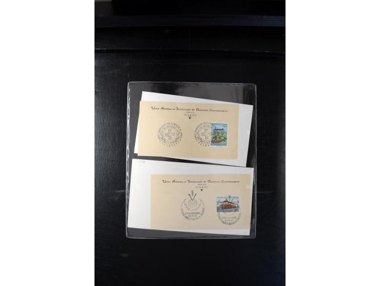 1932/70 (ca.), kleine Partie Briefe und Karten, dabei bessere Caritas-Frankaturen und FDC