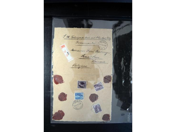 1932/70 (ca.), kleine Partie Briefe und Karten, dabei bessere Caritas-Frankaturen und FDC