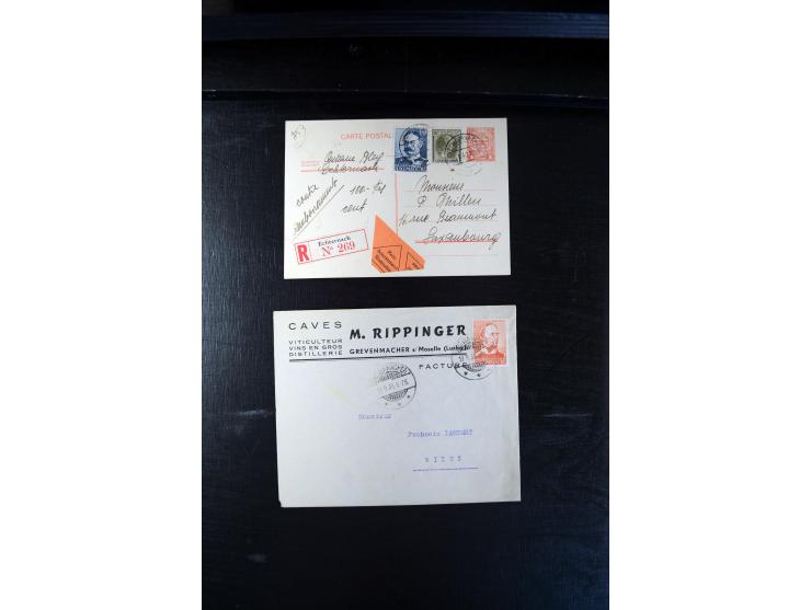 1932/70 (ca.), kleine Partie Briefe und Karten, dabei bessere Caritas-Frankaturen und FDC