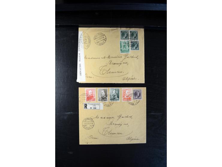1932/70 (ca.), kleine Partie Briefe und Karten, dabei bessere Caritas-Frankaturen und FDC