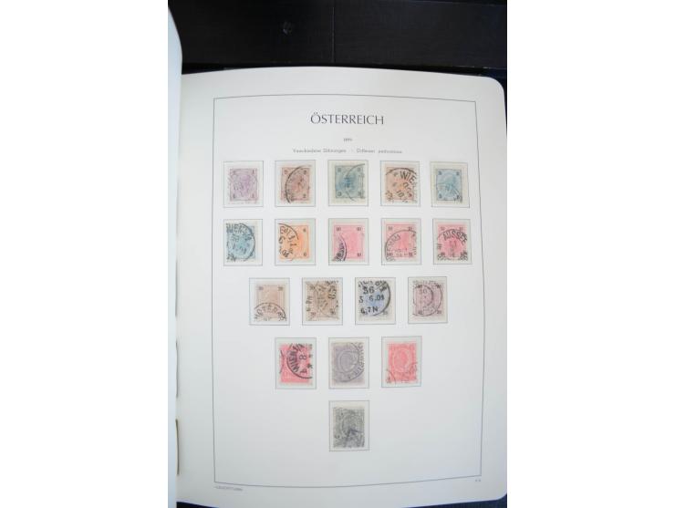 1850/2000, postfrische, ungebrauchte und gestempelte Sammlung mit u.a. Mi.-Nr. 161-77, 518-23, 555, 556, 588, VI-VII, Bl.1 et