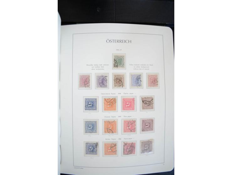 1850/2000, postfrische, ungebrauchte und gestempelte Sammlung mit u.a. Mi.-Nr. 161-77, 518-23, 555, 556, 588, VI-VII, Bl.1 et