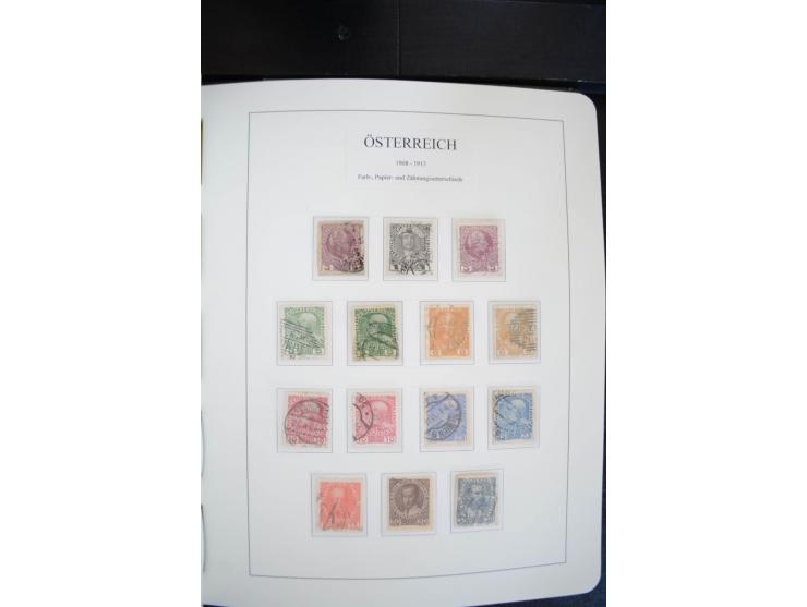 1850/2000, postfrische, ungebrauchte und gestempelte Sammlung mit u.a. Mi.-Nr. 161-77, 518-23, 555, 556, 588, VI-VII, Bl.1 et