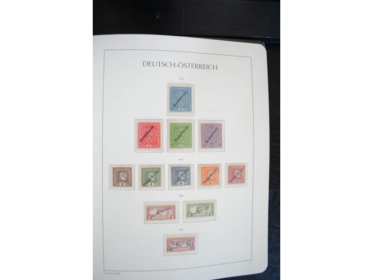 1850/2000, postfrische, ungebrauchte und gestempelte Sammlung mit u.a. Mi.-Nr. 161-77, 518-23, 555, 556, 588, VI-VII, Bl.1 et