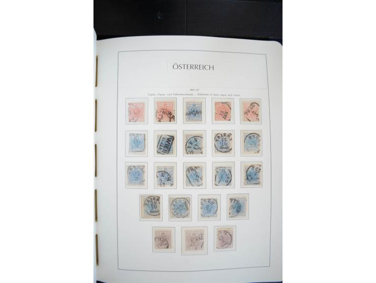1850/2000, postfrische, ungebrauchte und gestempelte Sammlung mit u.a. Mi.-Nr. 161-77, 518-23, 555, 556, 588, VI-VII, Bl.1 et