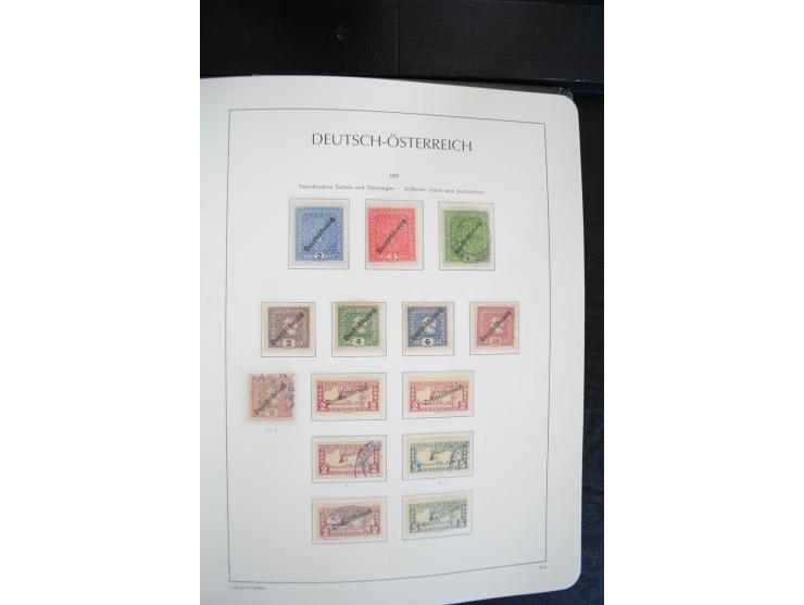 1850/2000, postfrische, ungebrauchte und gestempelte Sammlung mit u.a. Mi.-Nr. 161-77, 518-23, 555, 556, 588, VI-VII, Bl.1 et