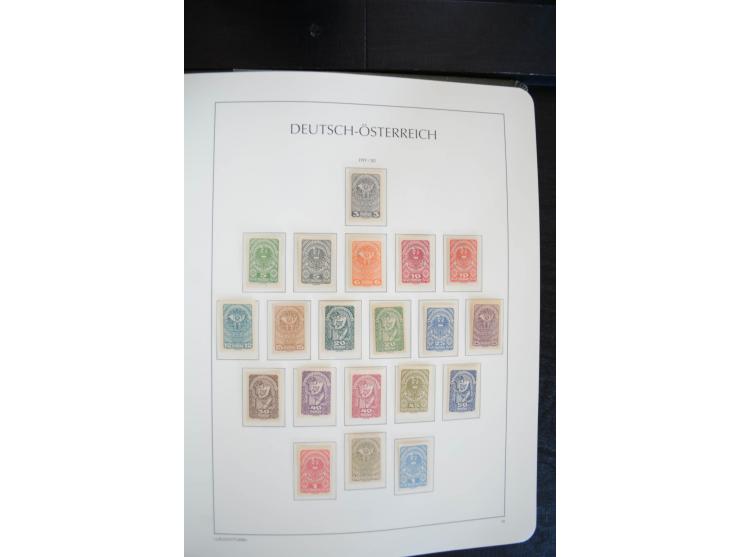 1850/2000, postfrische, ungebrauchte und gestempelte Sammlung mit u.a. Mi.-Nr. 161-77, 518-23, 555, 556, 588, VI-VII, Bl.1 et