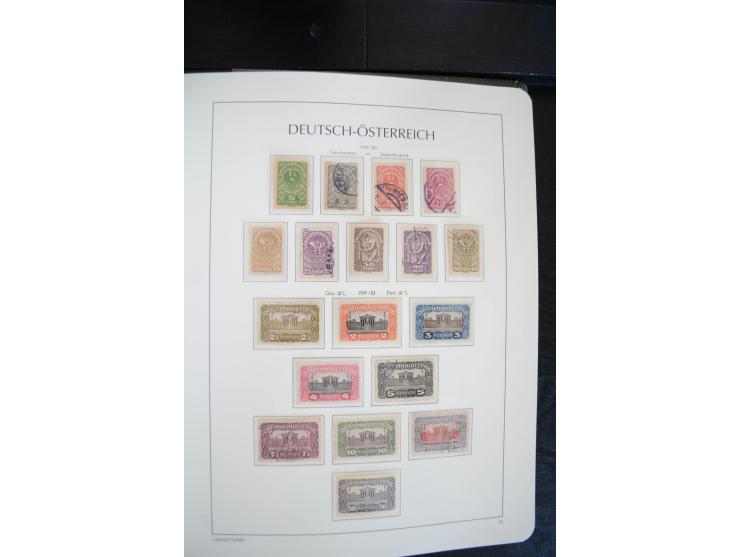 1850/2000, postfrische, ungebrauchte und gestempelte Sammlung mit u.a. Mi.-Nr. 161-77, 518-23, 555, 556, 588, VI-VII, Bl.1 et