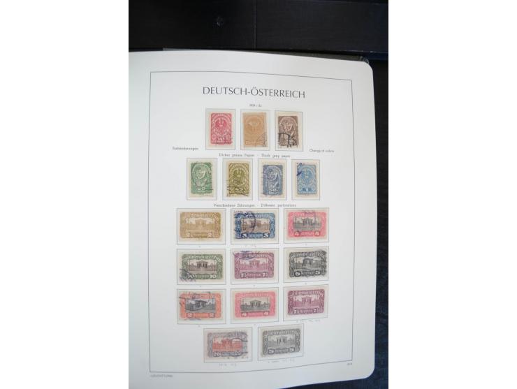 1850/2000, postfrische, ungebrauchte und gestempelte Sammlung mit u.a. Mi.-Nr. 161-77, 518-23, 555, 556, 588, VI-VII, Bl.1 et