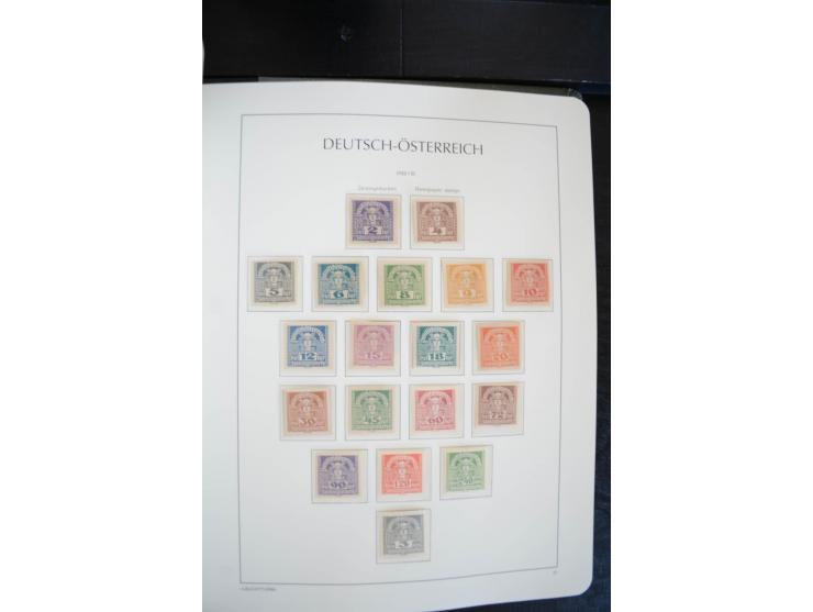 1850/2000, postfrische, ungebrauchte und gestempelte Sammlung mit u.a. Mi.-Nr. 161-77, 518-23, 555, 556, 588, VI-VII, Bl.1 et