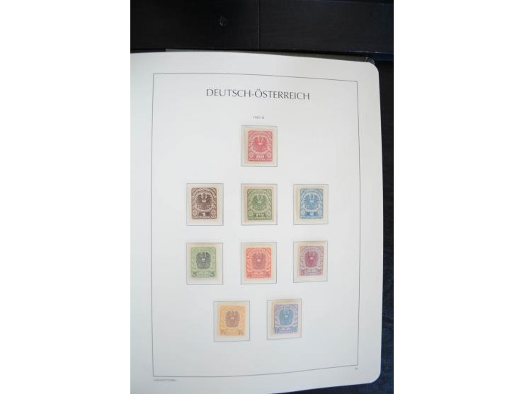 1850/2000, postfrische, ungebrauchte und gestempelte Sammlung mit u.a. Mi.-Nr. 161-77, 518-23, 555, 556, 588, VI-VII, Bl.1 et