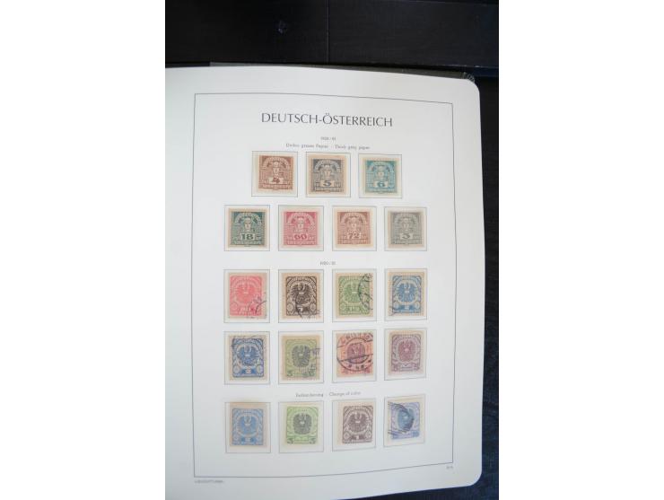 1850/2000, postfrische, ungebrauchte und gestempelte Sammlung mit u.a. Mi.-Nr. 161-77, 518-23, 555, 556, 588, VI-VII, Bl.1 et