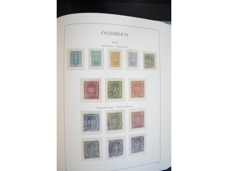 1850/2000, postfrische, ungebrauchte und gestempelte Sammlung mit u.a. Mi.-Nr. 161-77, 518-23, 555, 556, 588, VI-VII, Bl.1 et