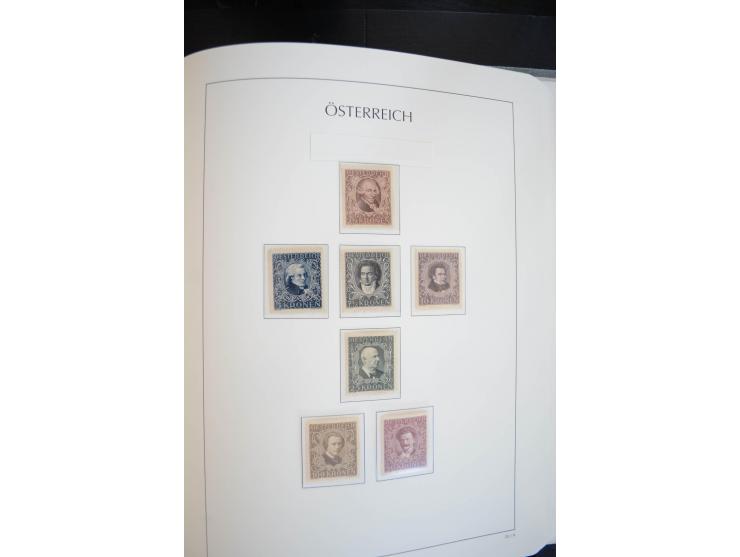 1850/2000, postfrische, ungebrauchte und gestempelte Sammlung mit u.a. Mi.-Nr. 161-77, 518-23, 555, 556, 588, VI-VII, Bl.1 et