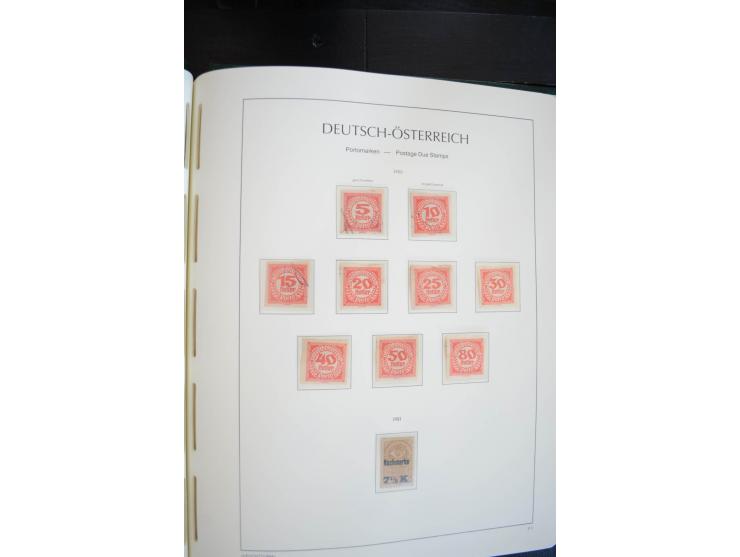 1850/2000, postfrische, ungebrauchte und gestempelte Sammlung mit u.a. Mi.-Nr. 161-77, 518-23, 555, 556, 588, VI-VII, Bl.1 et