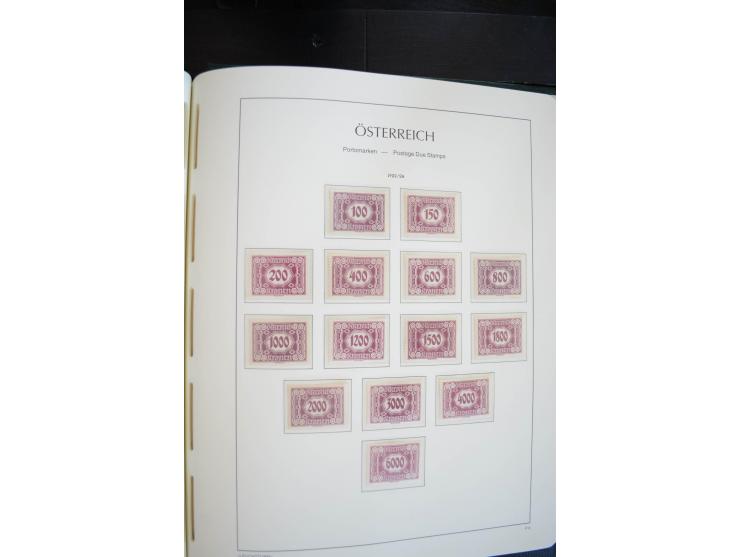 1850/2000, postfrische, ungebrauchte und gestempelte Sammlung mit u.a. Mi.-Nr. 161-77, 518-23, 555, 556, 588, VI-VII, Bl.1 et