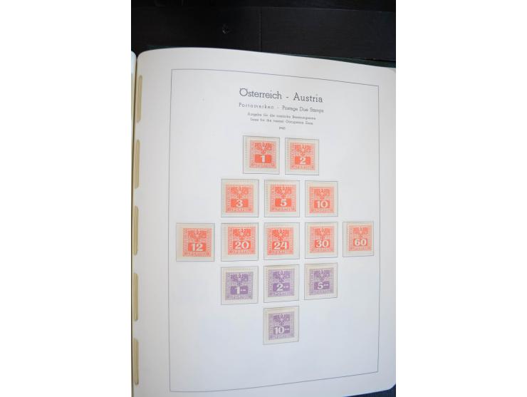 1850/2000, postfrische, ungebrauchte und gestempelte Sammlung mit u.a. Mi.-Nr. 161-77, 518-23, 555, 556, 588, VI-VII, Bl.1 et