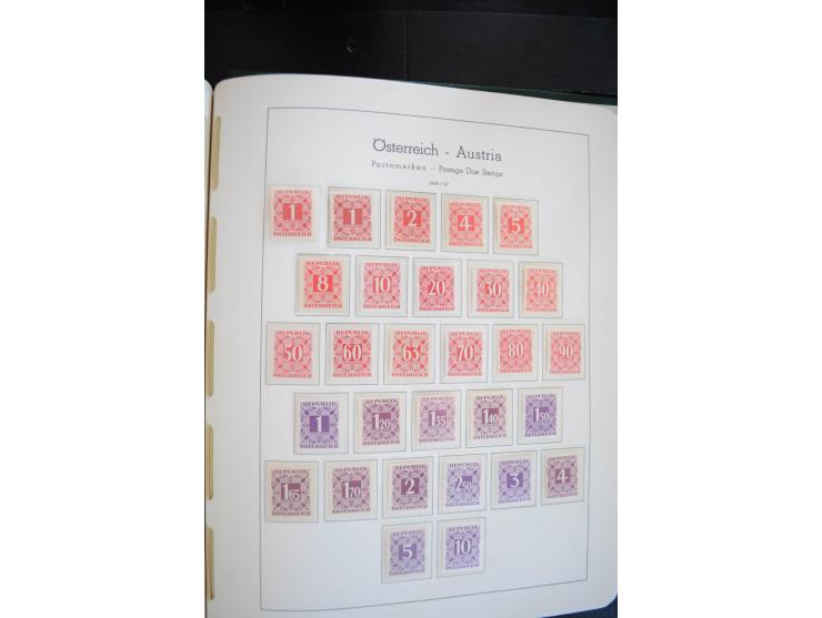 1850/2000, postfrische, ungebrauchte und gestempelte Sammlung mit u.a. Mi.-Nr. 161-77, 518-23, 555, 556, 588, VI-VII, Bl.1 et