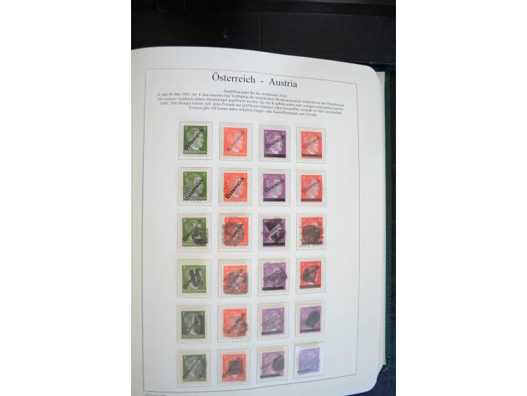 1850/2000, postfrische, ungebrauchte und gestempelte Sammlung mit u.a. Mi.-Nr. 161-77, 518-23, 555, 556, 588, VI-VII, Bl.1 et