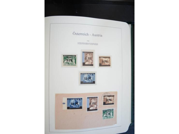1850/2000, postfrische, ungebrauchte und gestempelte Sammlung mit u.a. Mi.-Nr. 161-77, 518-23, 555, 556, 588, VI-VII, Bl.1 et