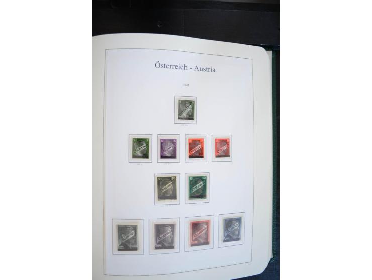 1850/2000, postfrische, ungebrauchte und gestempelte Sammlung mit u.a. Mi.-Nr. 161-77, 518-23, 555, 556, 588, VI-VII, Bl.1 et