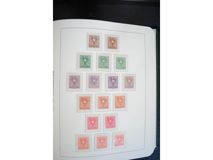 1850/2000, postfrische, ungebrauchte und gestempelte Sammlung mit u.a. Mi.-Nr. 161-77, 518-23, 555, 556, 588, VI-VII, Bl.1 et