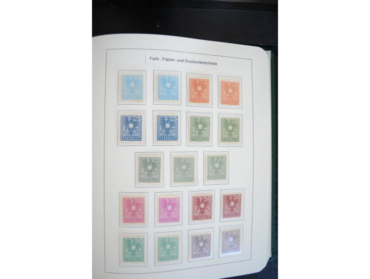1850/2000, postfrische, ungebrauchte und gestempelte Sammlung mit u.a. Mi.-Nr. 161-77, 518-23, 555, 556, 588, VI-VII, Bl.1 et
