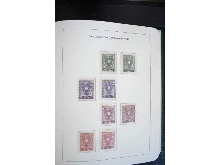 1850/2000, postfrische, ungebrauchte und gestempelte Sammlung mit u.a. Mi.-Nr. 161-77, 518-23, 555, 556, 588, VI-VII, Bl.1 et