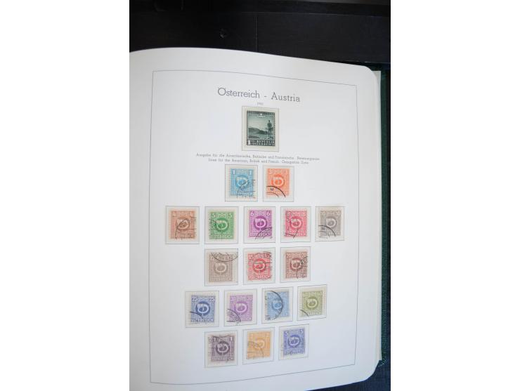 1850/2000, postfrische, ungebrauchte und gestempelte Sammlung mit u.a. Mi.-Nr. 161-77, 518-23, 555, 556, 588, VI-VII, Bl.1 et