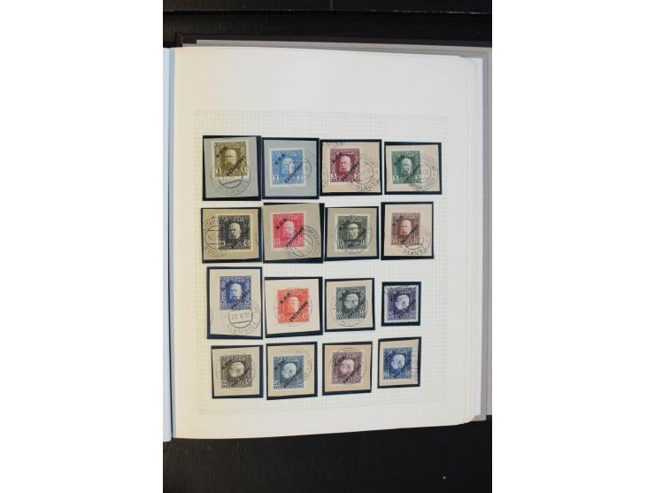 1850/1918, schöne gestempelte Sammlung, dabei Mi.-Nr. 1-5 mehrfach mit verschiedenen Stempeln, außerdem Mi.-Nr. 7(3), 10-15, 