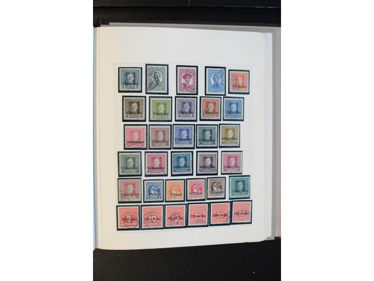 1850/1918, schöne gestempelte Sammlung, dabei Mi.-Nr. 1-5 mehrfach mit verschiedenen Stempeln, außerdem Mi.-Nr. 7(3), 10-15, 