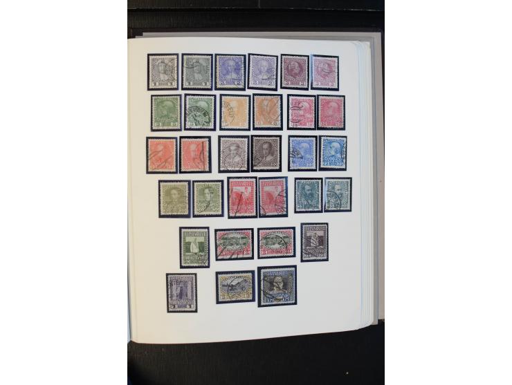 1850/1918, schöne gestempelte Sammlung, dabei Mi.-Nr. 1-5 mehrfach mit verschiedenen Stempeln, außerdem Mi.-Nr. 7(3), 10-15, 