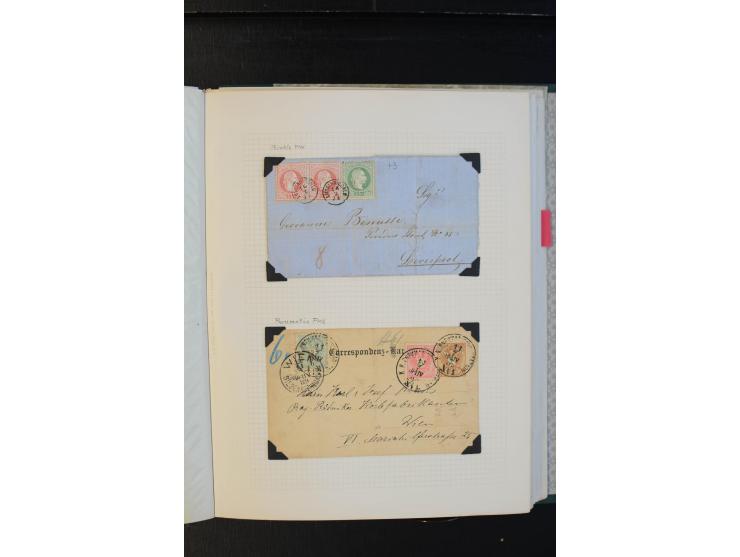 1850/1918, meist gestempelte Sammlung mit Schwerpunkt bei den Ausgaben bis ca. 1867, dabei viele Werte mehrfach, etliche Brie