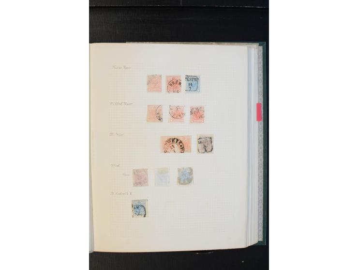 1850/1918, meist gestempelte Sammlung mit Schwerpunkt bei den Ausgaben bis ca. 1867, dabei viele Werte mehrfach, etliche Brie