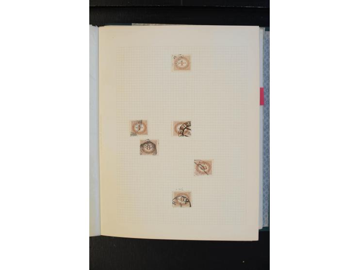 1850/1918, meist gestempelte Sammlung mit Schwerpunkt bei den Ausgaben bis ca. 1867, dabei viele Werte mehrfach, etliche Brie