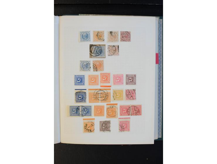 1850/1918, meist gestempelte Sammlung mit Schwerpunkt bei den Ausgaben bis ca. 1867, dabei viele Werte mehrfach, etliche Brie