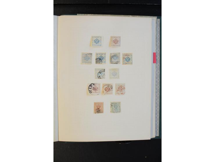 1850/1918, meist gestempelte Sammlung mit Schwerpunkt bei den Ausgaben bis ca. 1867, dabei viele Werte mehrfach, etliche Brie